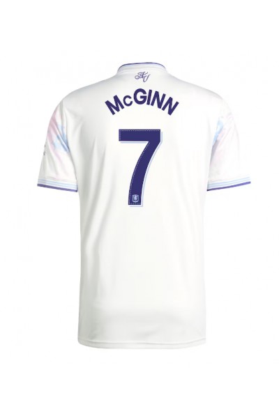 Aston Villa John McGinn #7 Jalkapallovaatteet Kolmaspaita 2025-26 Lyhythihainen Aston Villa John McGinn #7 Jalkapallovaatteet Kolmaspaita 2025-26 Lyhythihainen